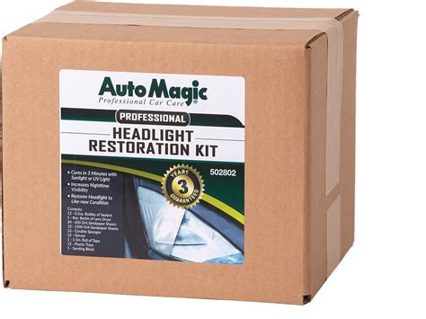 Magic headlight lens repair kit